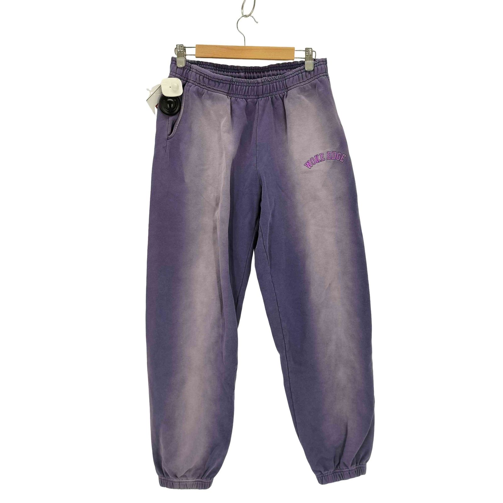 ユーズドフルギ USED古着 {{WOKE EDGE}} Faded Embroidery Sweat Pants メンズ JPN：L 