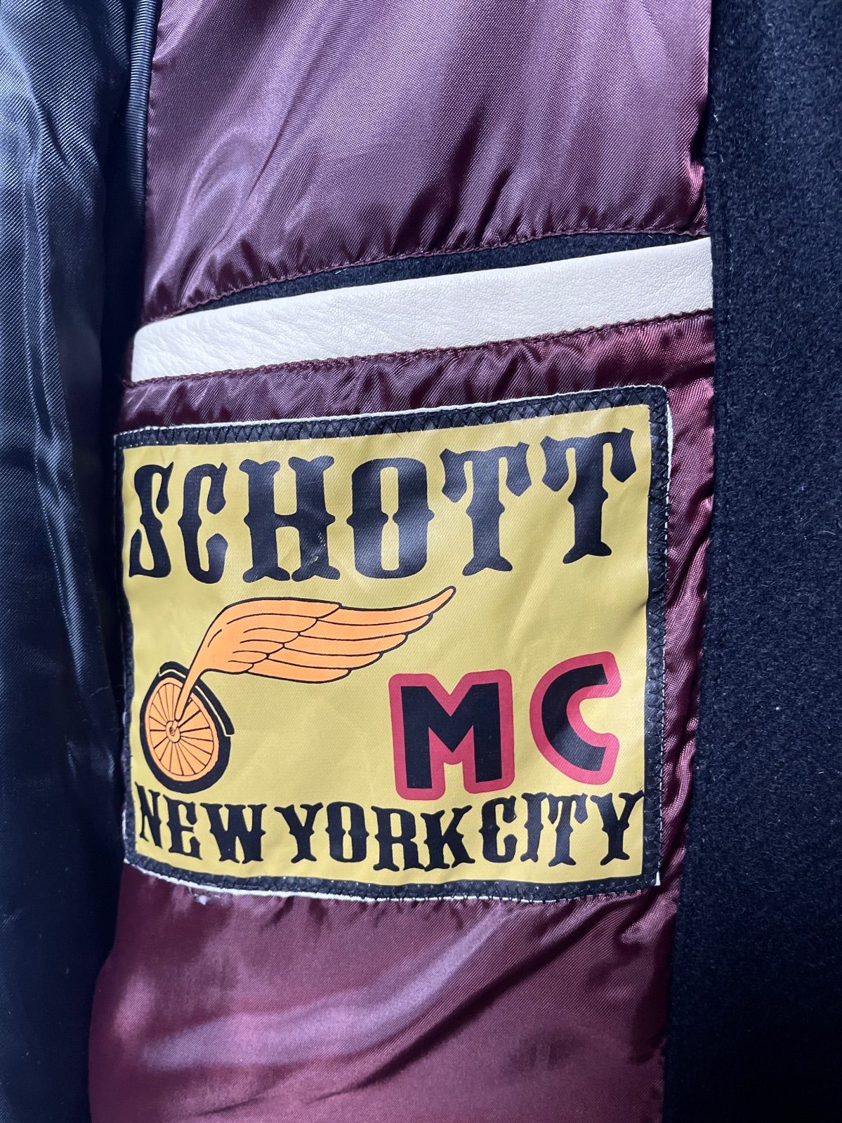 Schottスタジャン ショットウールジャケット M 【公式通販】