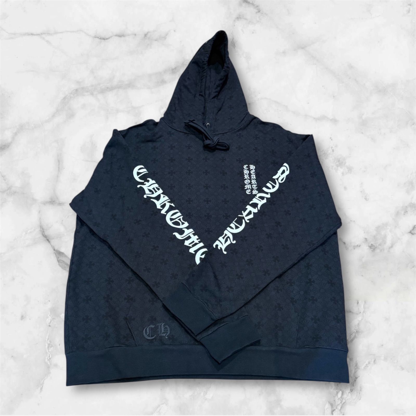 Chrome Hearts クロムハーツ 【 SWTSHRT PLVR CH 】 総柄 ホースシュー