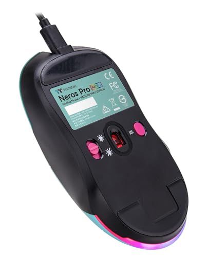 Thermaltake Neros Pro RGB Hatsune Miku Edition USB有線接続 RGB機能搭載 ゲーミングマウス 初音ミクエディション GMO NPR WDOHBL 09 MS 0706 m マウス本体 マウス トラックボール