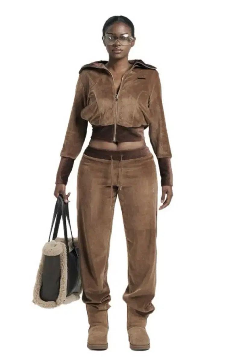 オドア ヒルトン セットアップ ブラウン