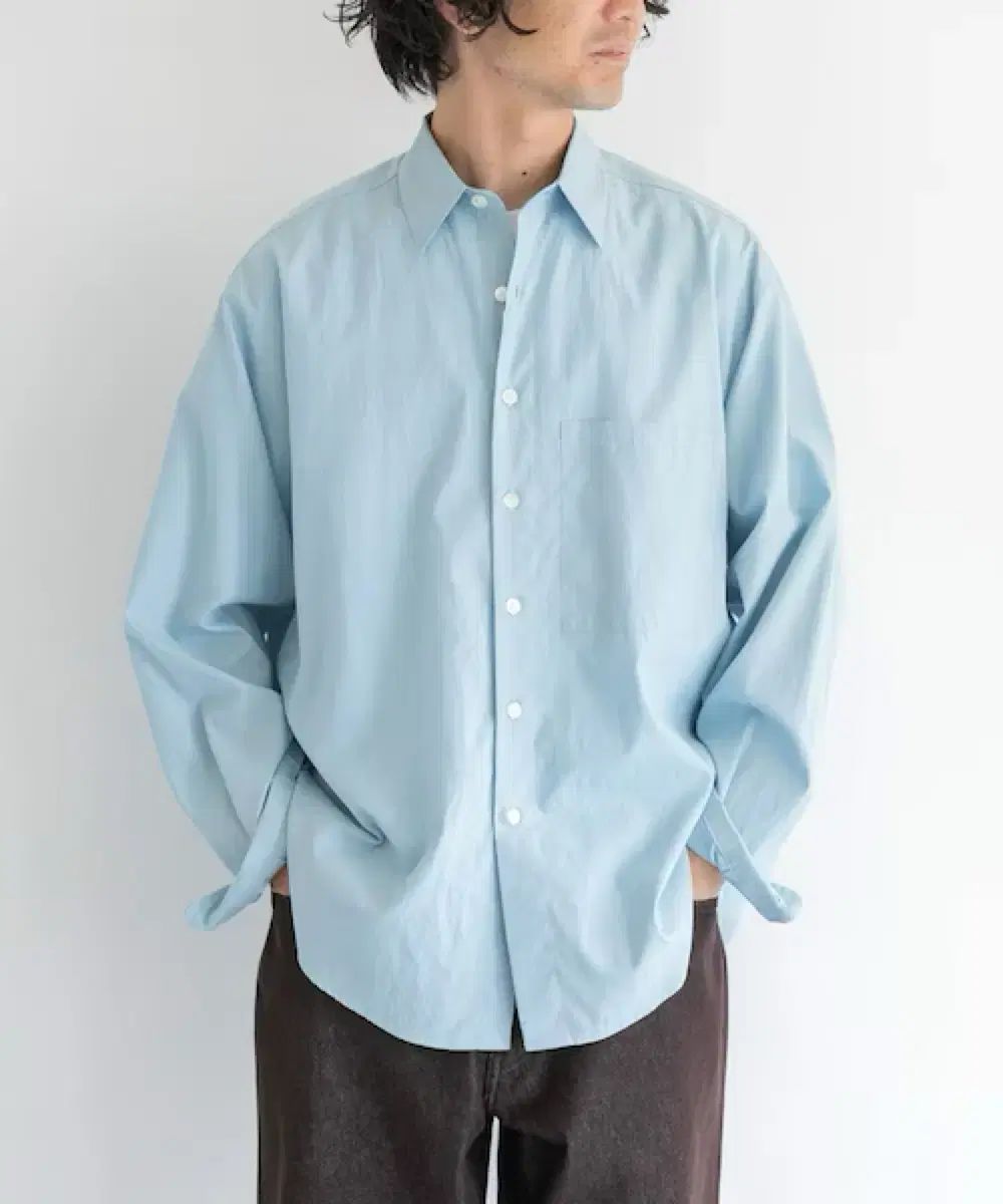 オーラリー AURALEE Washed Finx Twill Shirt