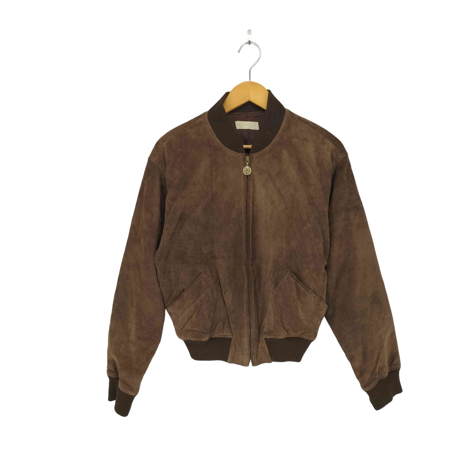 ユーズドフルギ 古着 Etam real leather リアルレザースエードブルゾンジャケット レディース 9 AR