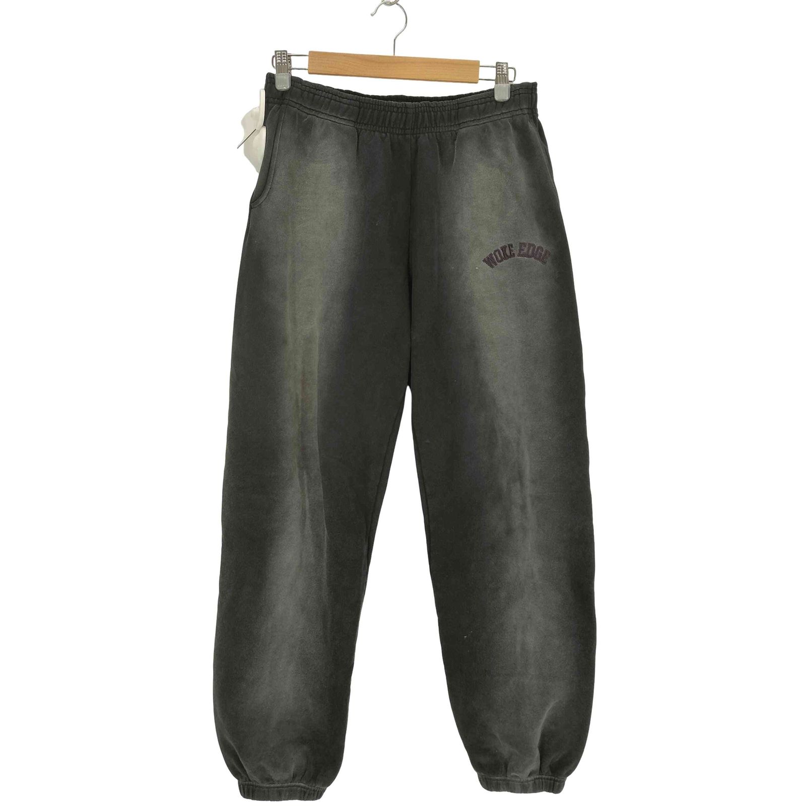 ユーズドフルギ 古着 WOKE EDGE Faded Embroidery Sweat Pants メンズ JPN L