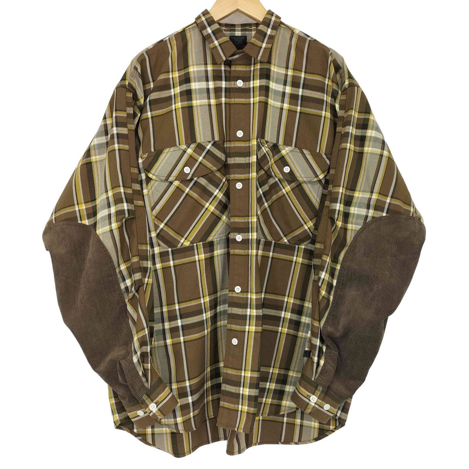 ダイワピアサーティナイン DAIWA PIER39 TECH ELBOW PATCH WORK SHIRTS