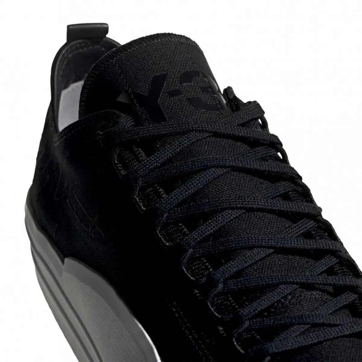  235 Y-3 adidas Yohji Yamamoto ヨウジ ヤマモト ブラック ロートップ スニーカー シューズ スニーカー 靴