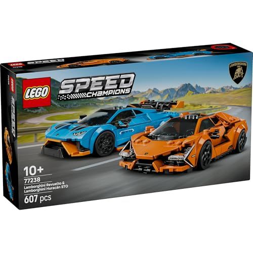 レゴ LEGO スピードチャンピオン Lamborghini Revuelto Hurac?n STO おもちゃ 玩具 プレゼント ブロック 男の子 女の子 子供 10歳 11歳 12歳 小学生 乗り物 車 ミニカー フィギュア グッズ 77 m