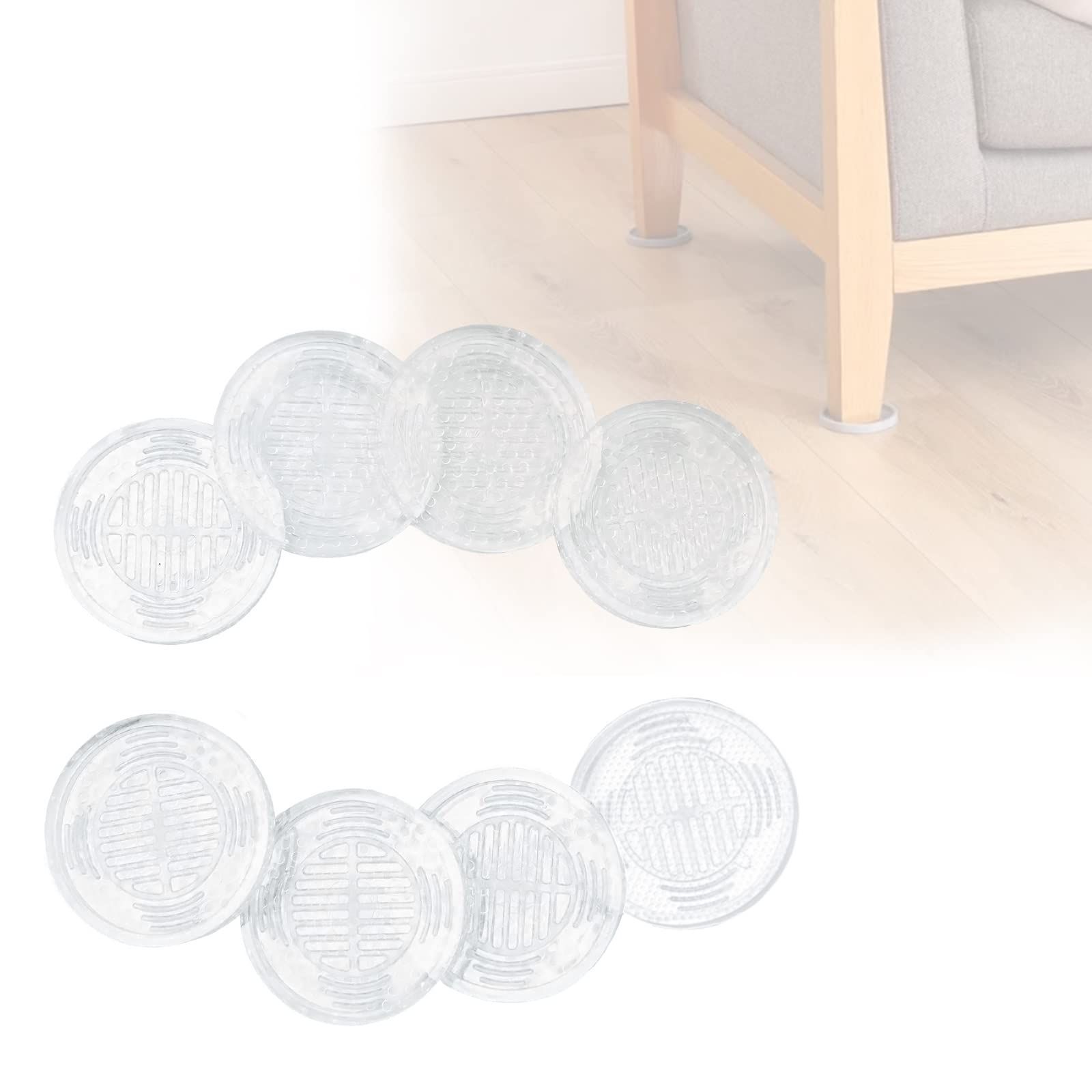 商品 ずれ防止 ズレ防止 透明 強力 キズ防止 家具 シリコンマット 丸型 滑り止め すべり止め セット 直径4センチ ソファー 滑り止めシート クリア PRDECE