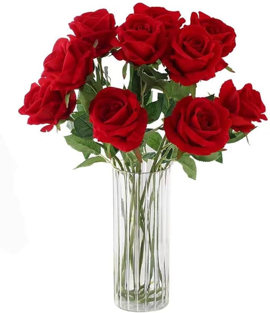 在庫処分 花束 枯れない花 フランネル素材 薔薇 インテリア アートフラワー ローズ花束 結婚式 12本セット バレンタイン お祝い プレゼント 造花 装飾