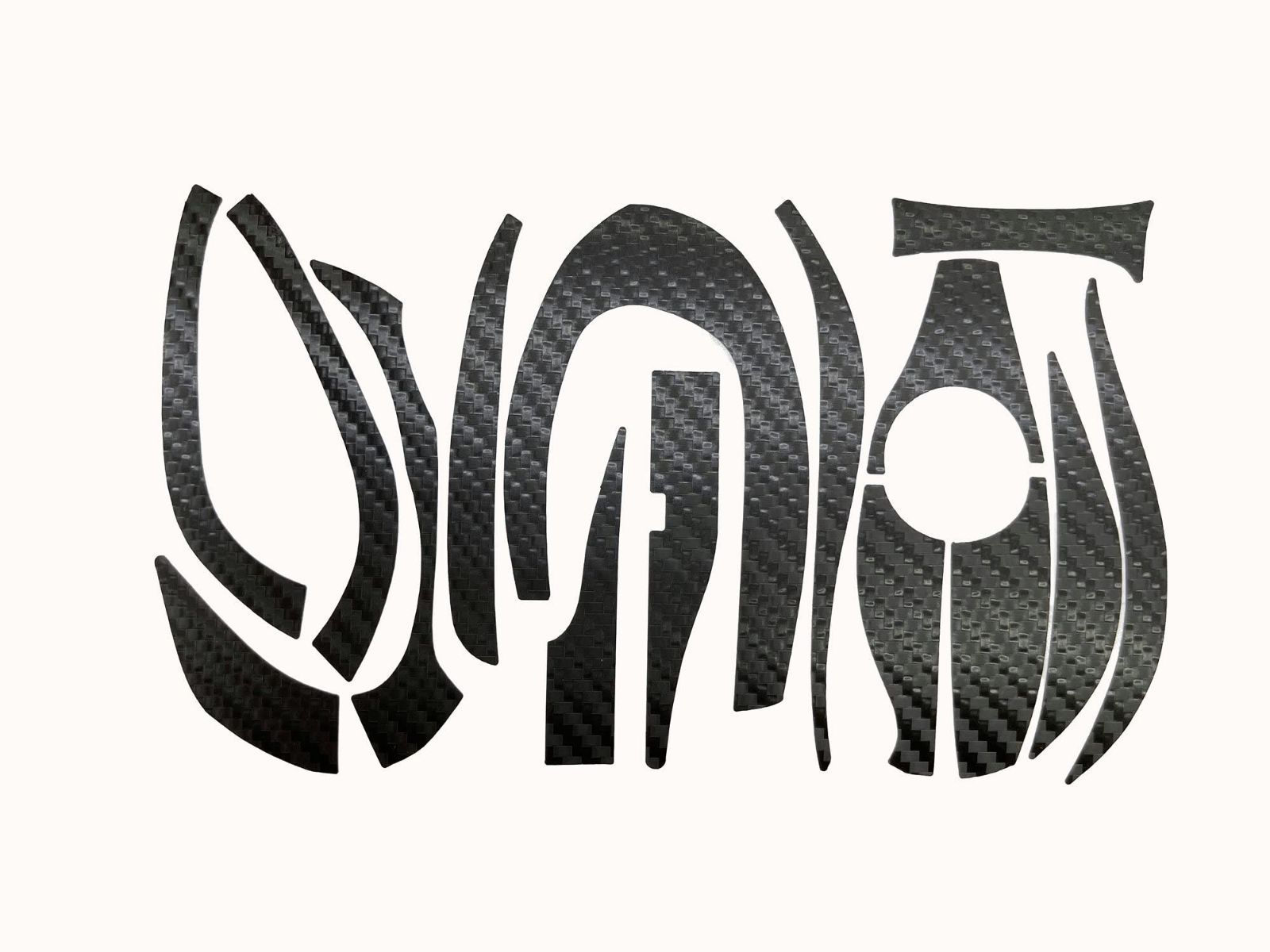 カスタムデカール キズ防止 23アンタレスDCMD用 傷保護 YOROI ベイトリールカスタム 鎧 ブラック 左ハンドル用