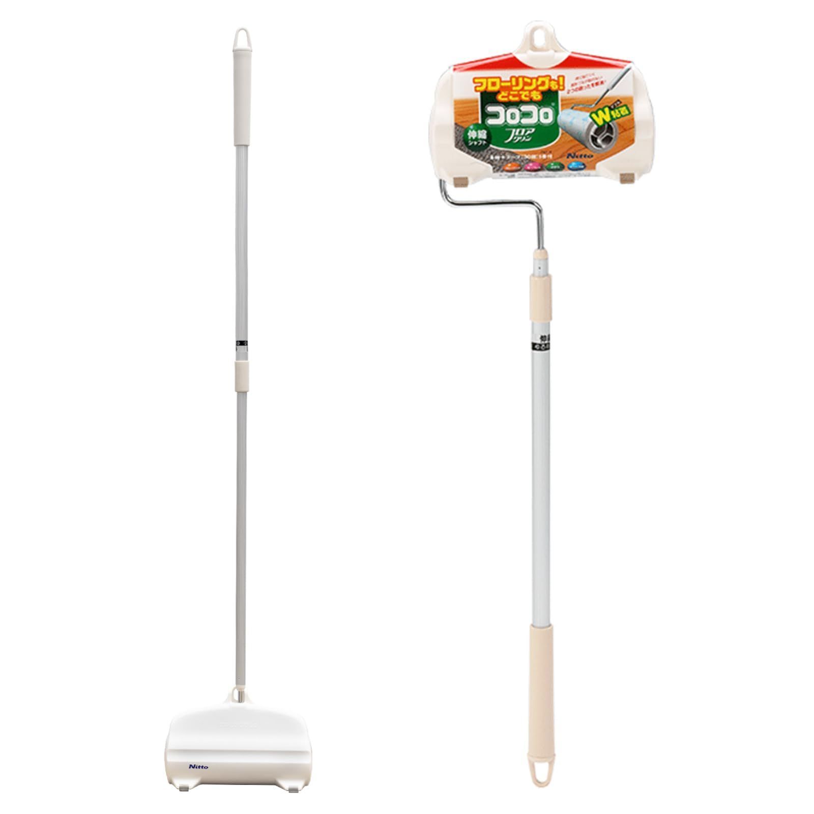 数量 フローリング カーペット対応 長さ調節 61~97 cm 収納ケース付 30周 フロアクリン ロング 1巻入 本体 どこでも用 C 2470 コロコロ ニトムズ