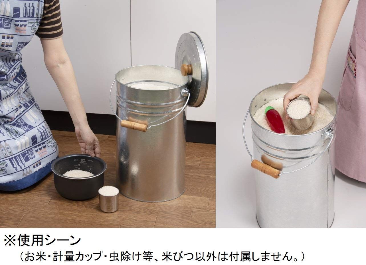  数量 シルバー 本体満容量 約15 L お米収納容量 約12 kg 米びつ TMK 12 その他 文房具 事務用品