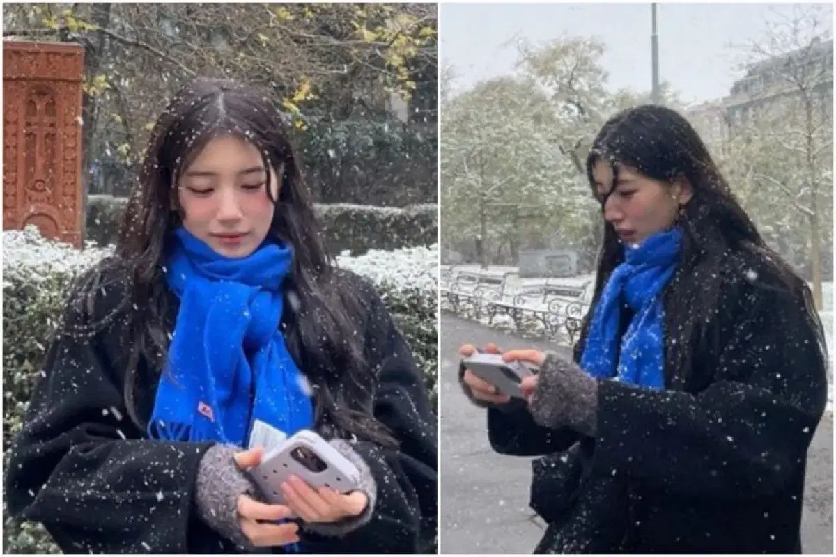 Acne Studios アクネストゥディオズ ウール マフラー ブルー