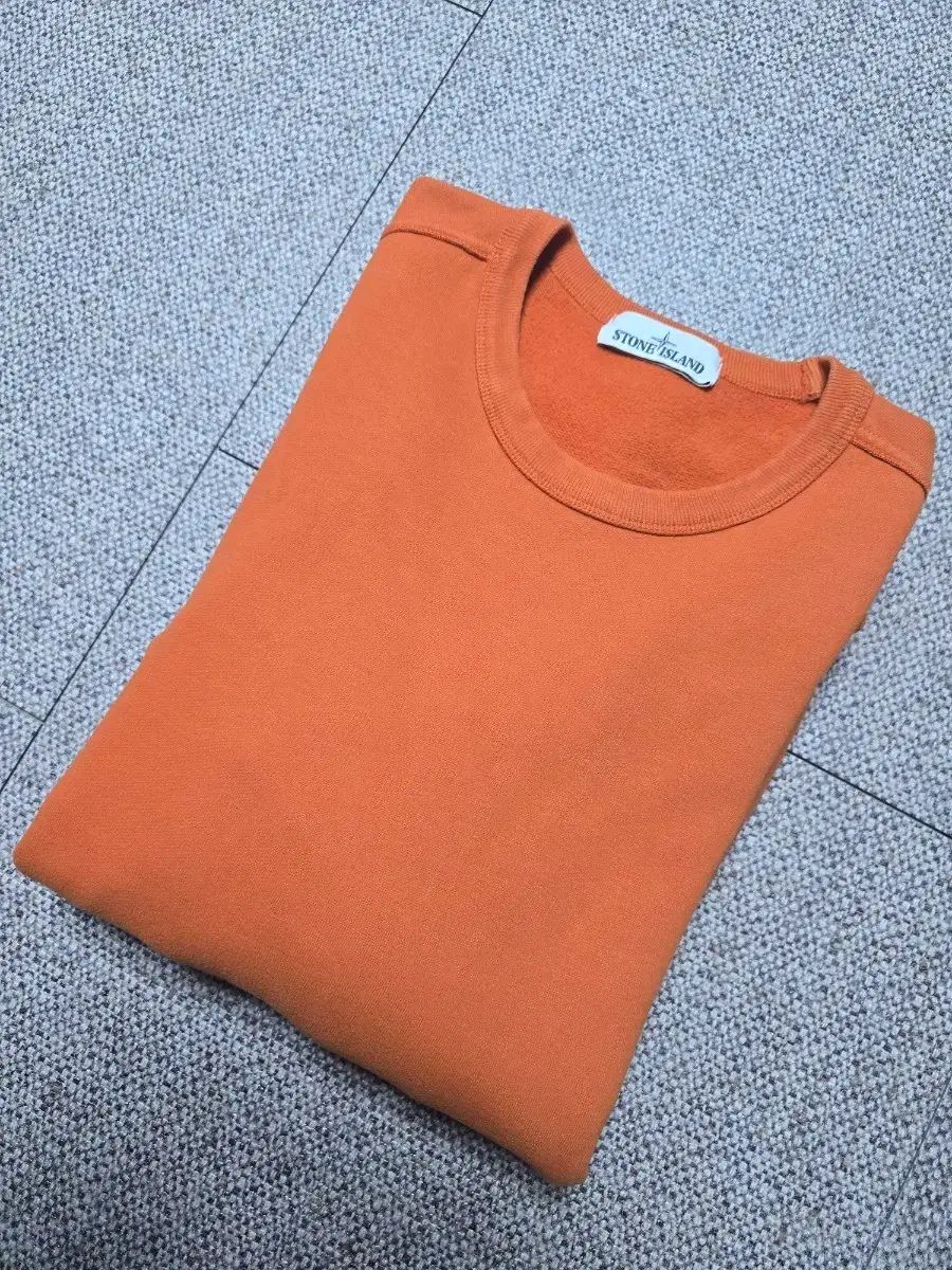 XL ストーンアイランド 基本 オレンジ 起毛 スウェット