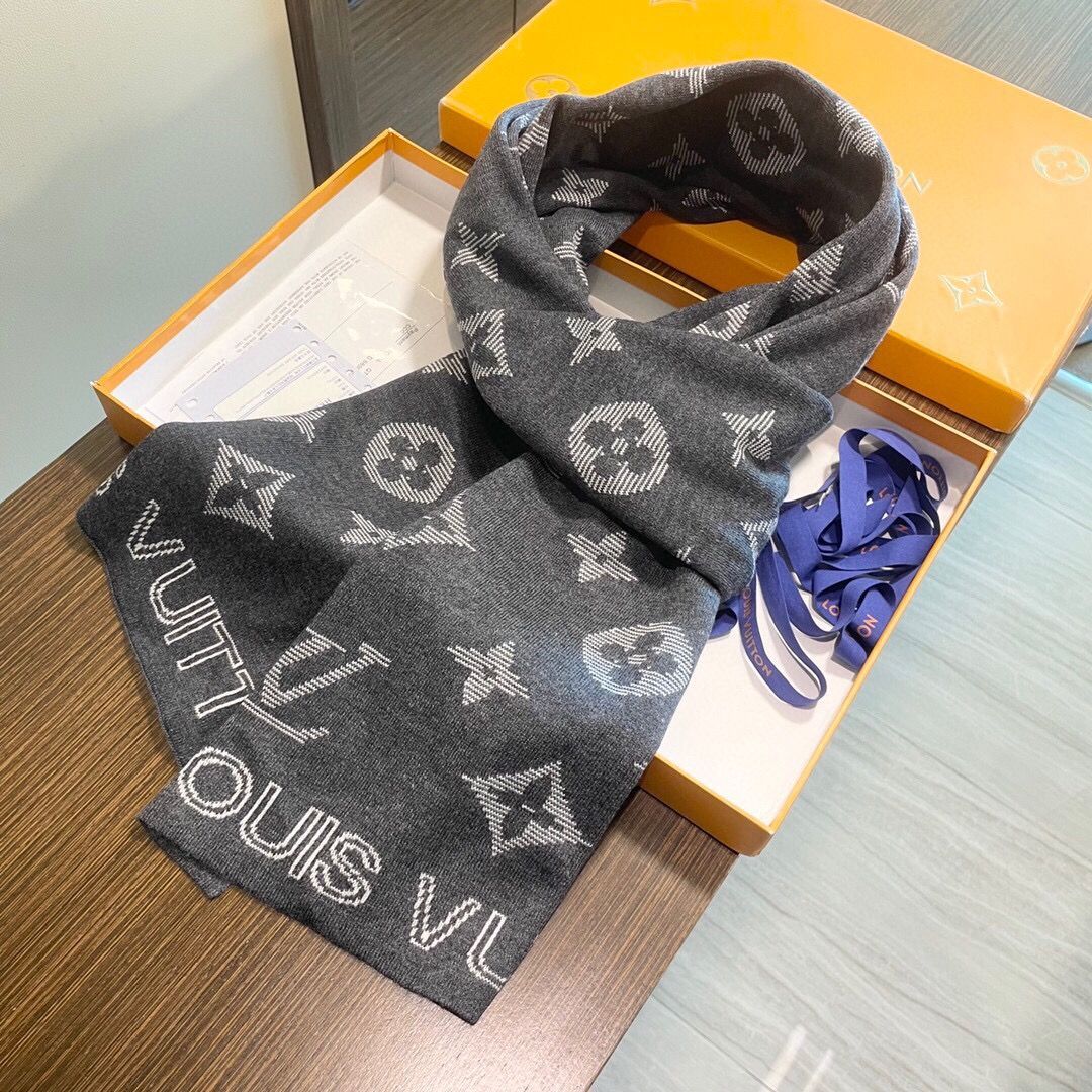 激レア LOUIS VUITTON ルイヴィトン レディース マフラー - メルカリ