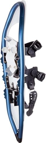 North Eagle ノースイーグル アウトドア 雪山 スノーシュー 収納ケース付き 軽量 ヒールリフト アルミハードスノーシュー ブルー NE 90004 po 6620 b 947