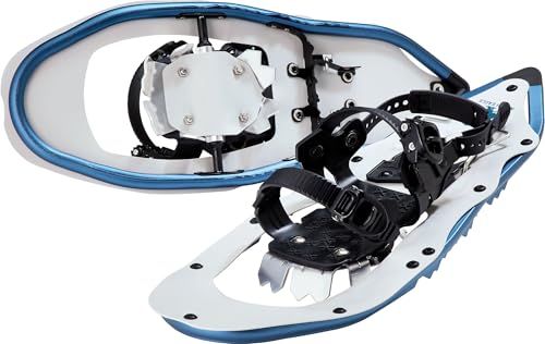 North Eagle ノースイーグル アウトドア 雪山 スノーシュー 収納ケース付き 軽量 ヒールリフト アルミハードスノーシュー ブルー NE 90004 po 6620 b 947