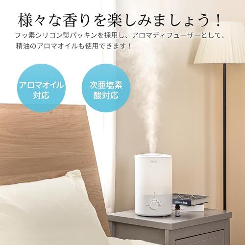  節電対策 Levoit レボイト 加湿器 アロマ 卓上 大容量 3 L 17畳まで対応 小型 超音波式 28 dB 省エネ 静音 上から給水 ナイトライト 220 ml|h 25時間連続稼働 消灯 おしゃれ 空焚き防止 寝室 Dual 15 ba 805 ecb その他 キッチン 食器