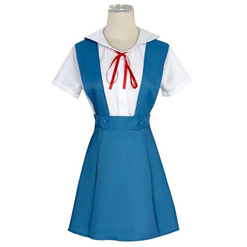ZOMOZO 綾波レイ アスカ アニメ 制服 コスプレ衣装 アニメ周辺 cosplay小道具 舞台衣装 ハロウイーン パーティー 漫画 変装 仮装 cosplay m