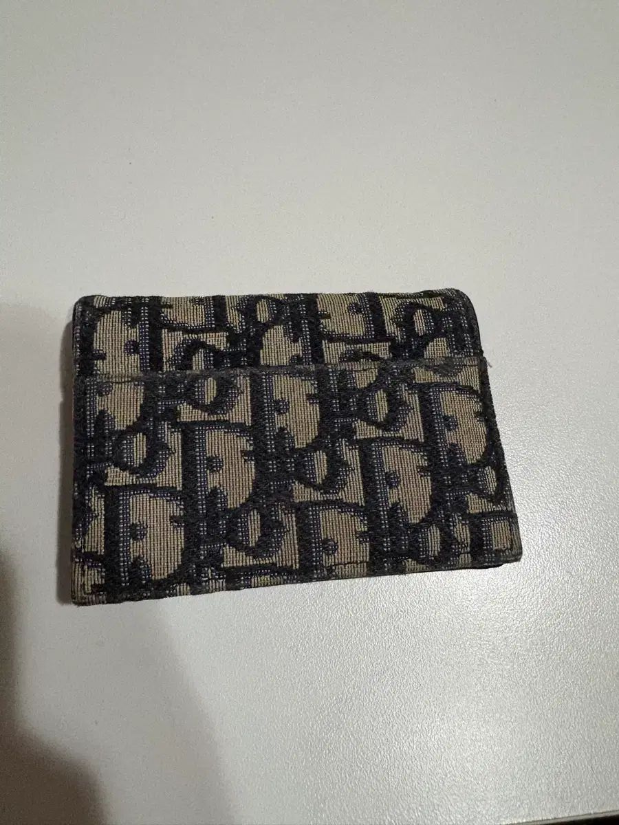  ディオール 新 サドル ブルーム オブリーク ジャカード カード 財布 ブルー 長財布 小物