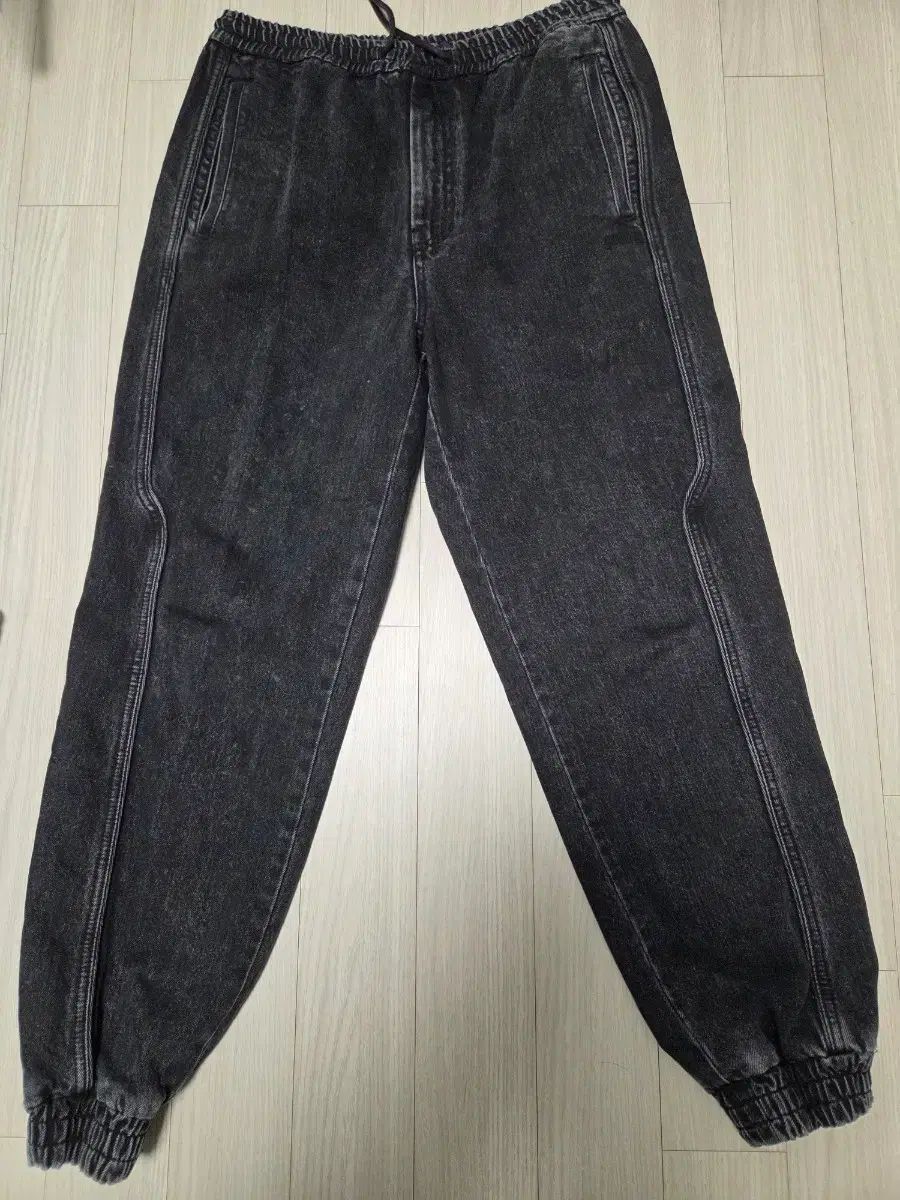 Juun.J ジュンジェイ ブラックデニム ジョガーパンツ サイズ46