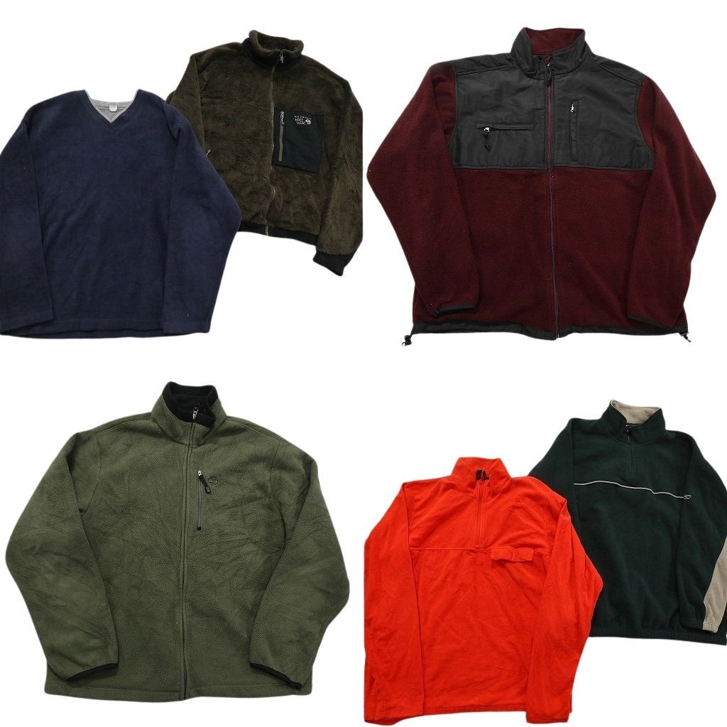 古着卸 ブランドMIX フリース セット メンズ 2 XL リーボック ティンバーランド チャップス マウンテンハードウェア 古着 ND 2634