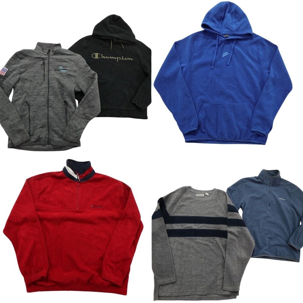 古着卸 ブランドMIX フリース セット メンズ S エディーバウアー トミー ナイキ チャンピオン エアロポステール 古着 ND 2633