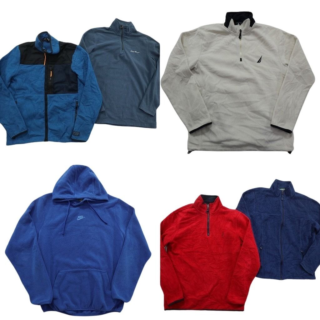 古着卸 まとめ売り ブランドMIX フリース セット メンズ S エルエルビーン ナイキ ノーティカ アンダーアーマー 古着 ND 2632