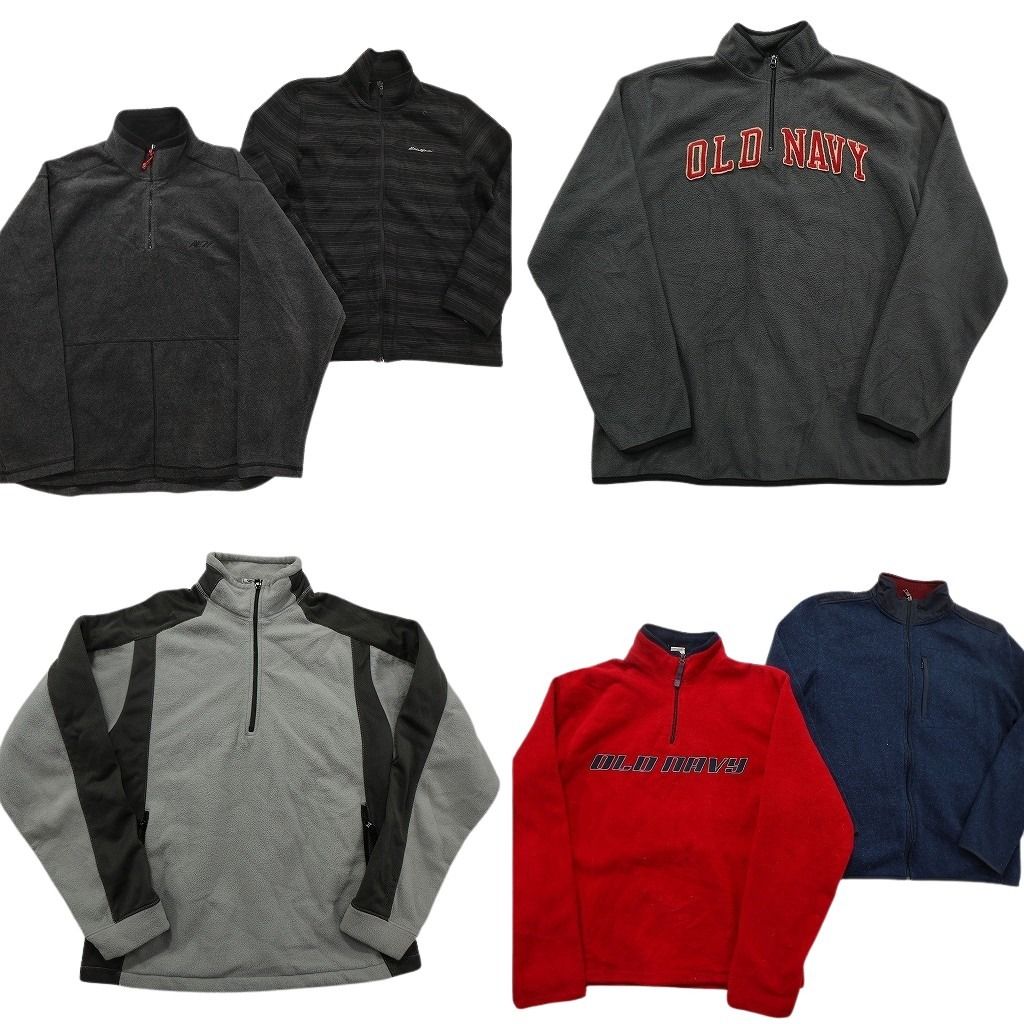 古着卸 まとめ売り ブランドMIX フリース セット メンズ L オールドネイビー エディーバウアー アメリカンイーグル 古着 ND 2627