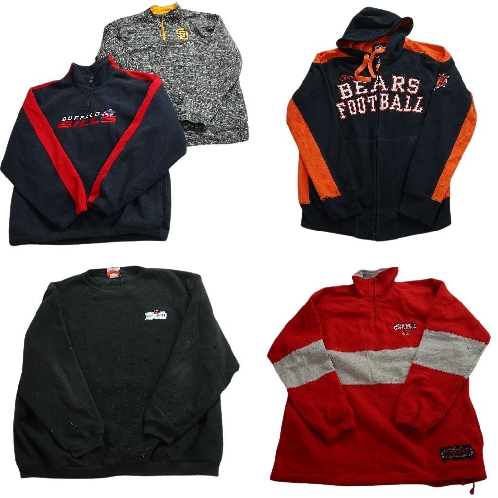 古着卸 まとめ売り プロチーム フリース セット メンズ L XL リーボック NHL ＭLB カージナルス パドレス 古着 ND 2652