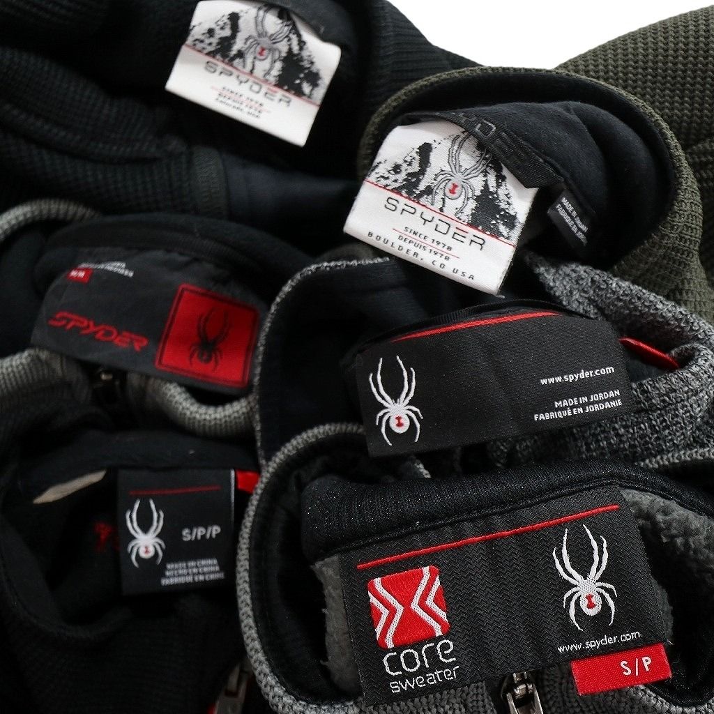 ハーフジップ ワンポイント