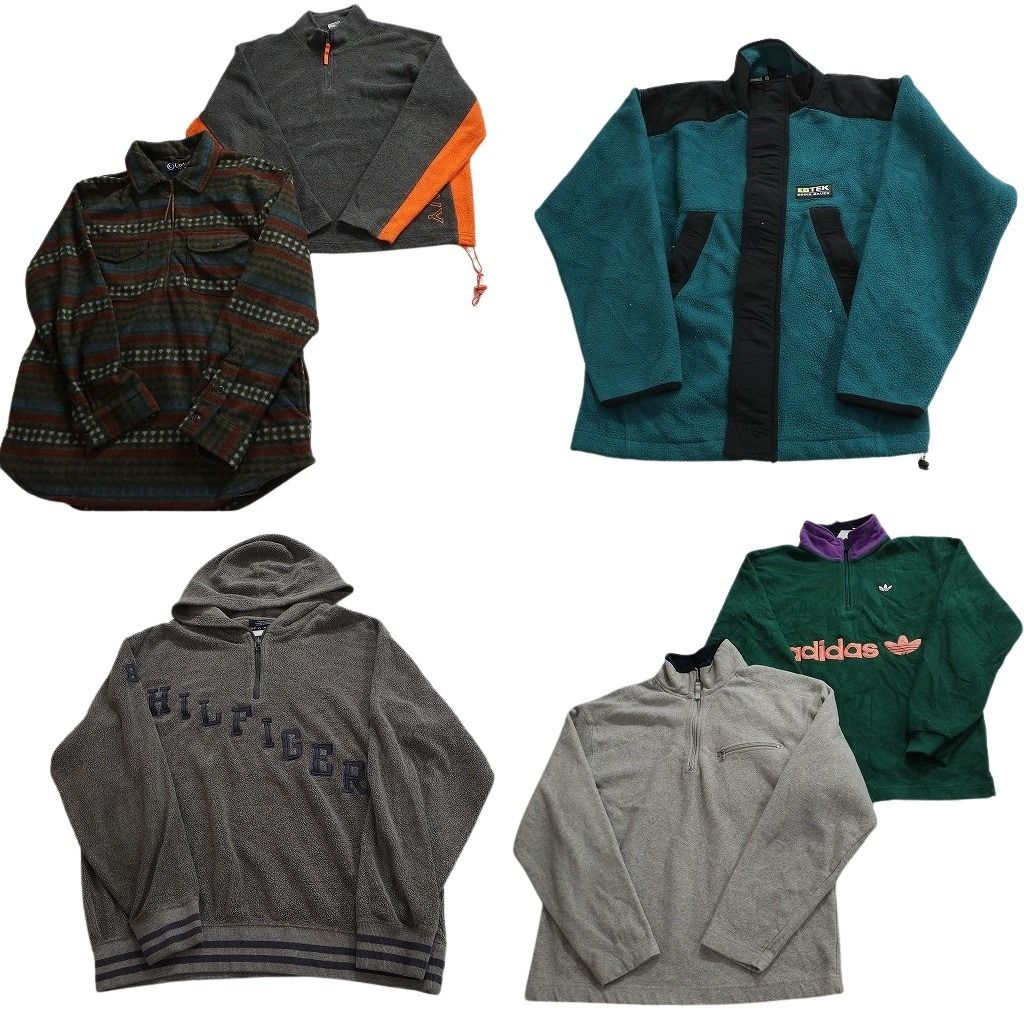 古着卸 まとめ売り ブランドMIX フリース セット メンズ XS |S |M アディダス オールドネイビー チャップス トミー 古着 ND 2645