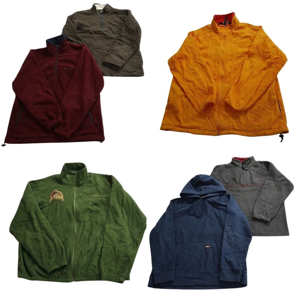 古着卸 まとめ売り ブランドMIX フリース セット メンズ L オービス チャンピオン ディッキーズ トミー カベラス 古着 ND 2644