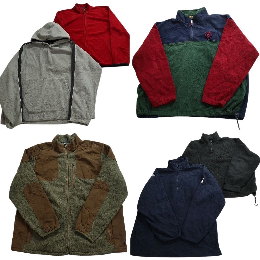 古着卸 まとめ売り ブランドMIX フリース セット メンズ 2 XL |3 ギャップ ノーティカ トミー ティンバーランド 古着 ND 2641