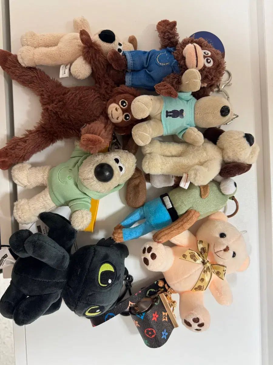 ぬいぐるみキーホルダーコレクション クマ|犬|Dragon Diffusion