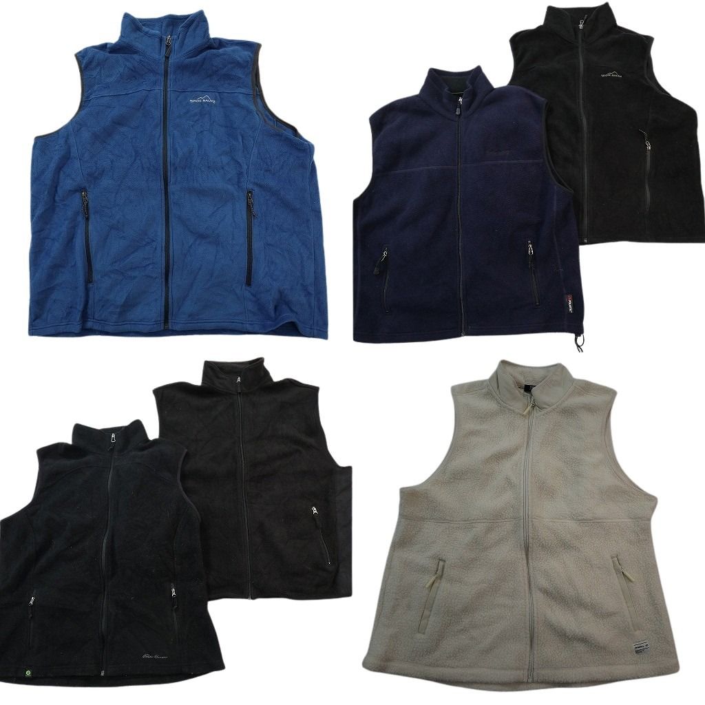 古着卸 まとめ売り ブランドMIX フリース ベスト セット メンズ XL ティンバーランド オニール エディーバウアー 古着 ND 2690