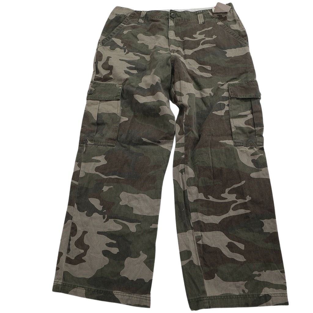  古着卸 まとめ売り 迷彩柄 パンツ セット メンズ L |34 |36 カーゴパンツ ストレート 古着 ND 2800 その他 メンズ