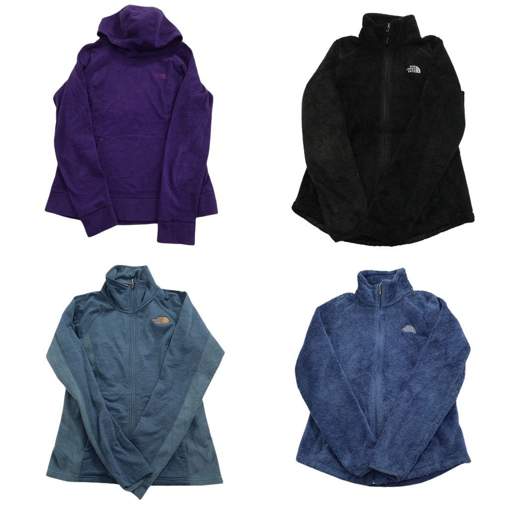 古着卸 まとめ売り ノースフェイス フリース MIX 4枚セット