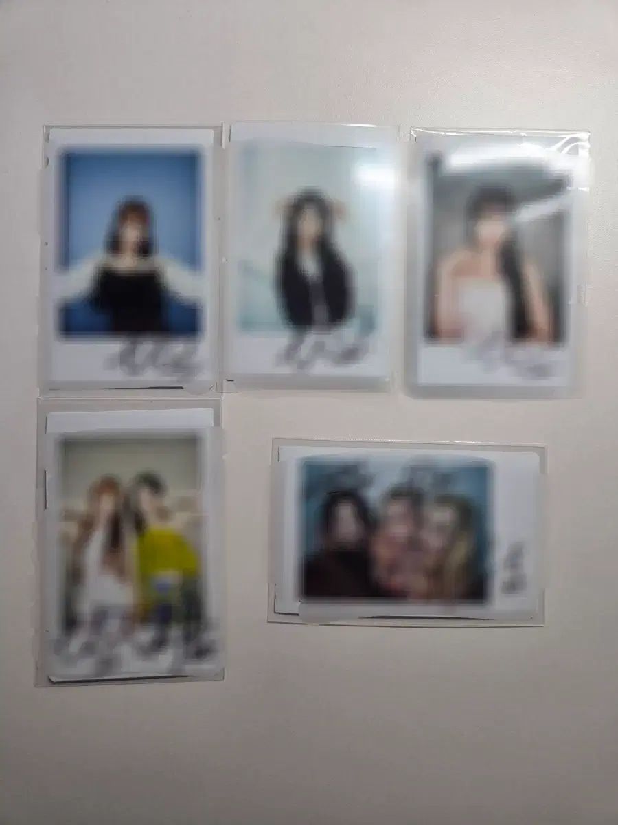 woo!ah! なな-ウヨン 団体 サイン チェキ ポラロイド