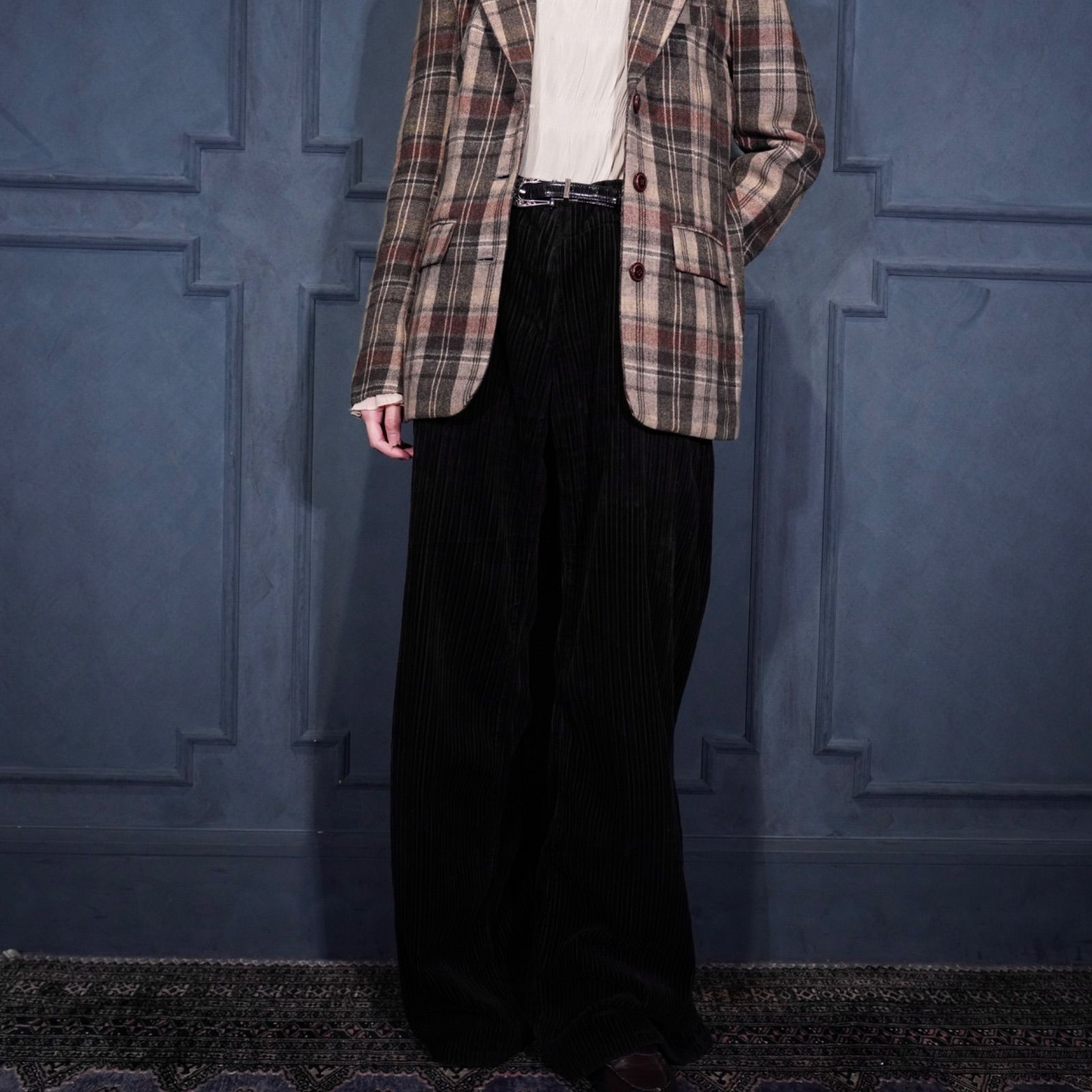 EU VINTAGE Nexos CORDULOY FLARE PANTS|ヨーロッパ古着コーデュロイフ パンツ