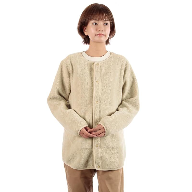 Foxfire フォックスファイヤー ケーブルフリースブルゾン グラナイトサンド L