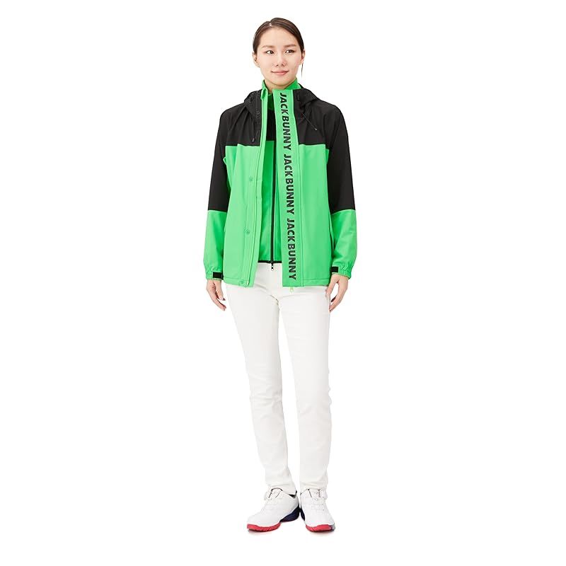 ジャックバニー レディース ブルゾン 2 WAY二重織ストレッチ | 263-3220102 140_グリーン 0 S