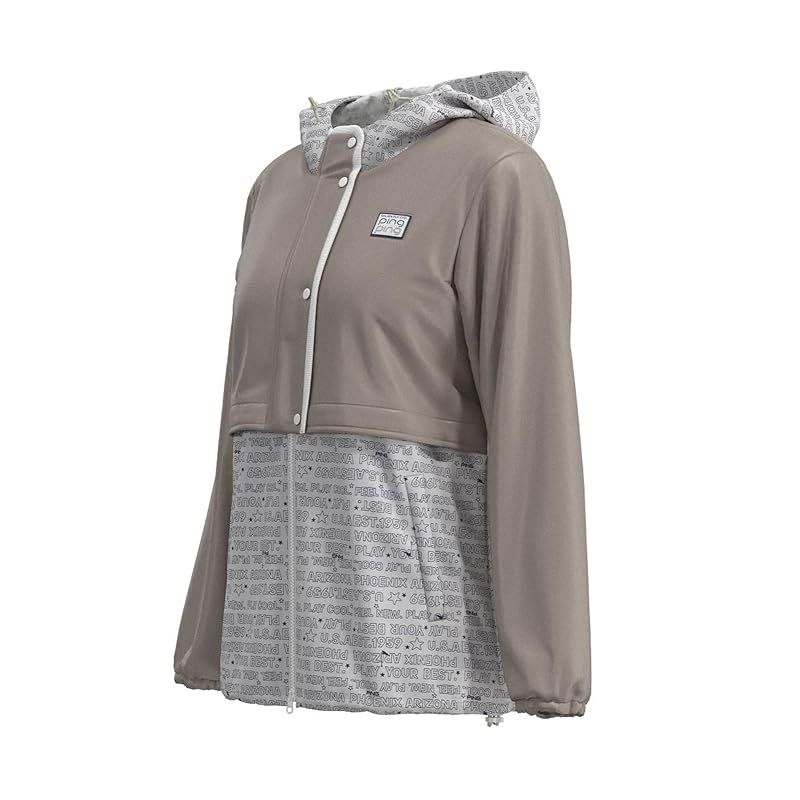 ピン アパレル レディース 撥水 フルジップブルゾン FLEX-IELD 防風性 ストレッチ性 | ゴルフ アウター 622-4220800 040_ベージュ LL