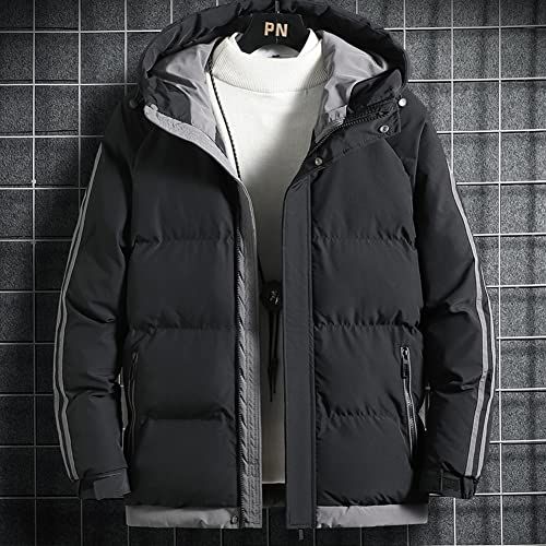 Anzn ダウンコート メンズ ダウンジャケット ジャケットコート フード付きカジュアル 防寒 撥水 防風 保温 大きいサイズ カジュアル 秋 冬 厚手 無地 軽量 ウルトラライト おしゃれ 通勤 通学 冬服po d 63 dcfe 1