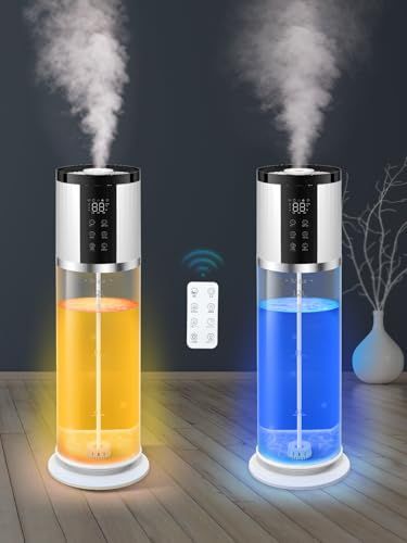加湿器 大容量 12 L 2025新モデル 加熱＆超音波式 5重除菌浄化 8段階調節 静音 上部給水 吹出口360°回転 湿度設定 自動湿度調節 空焚き防止 乾燥対策 UV Cライト 空気浄化 お手入れ簡単 切タイマー スリープモード 715 e 8 c 09