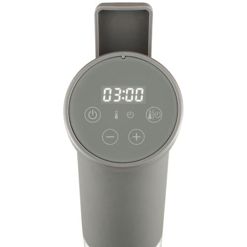 アイリスオーヤマ 低温調理器 挟みやすいクリップ式 タッチパネル操作 防水性能 浅型鍋OK 肉料理 魚料理 蒸し鶏 ローストビーフ 豆腐花 LTC-04-H ウォームグレーpo 5 d 5293 9