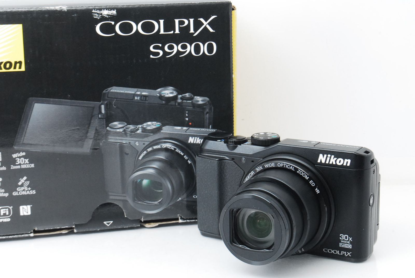 Wi-Fi対応♪ Nikon COOLPIX S9900 ブラック Amazon | Nikon デジタルカメラ COOLPIX S9900 光学30倍 1605万画素
