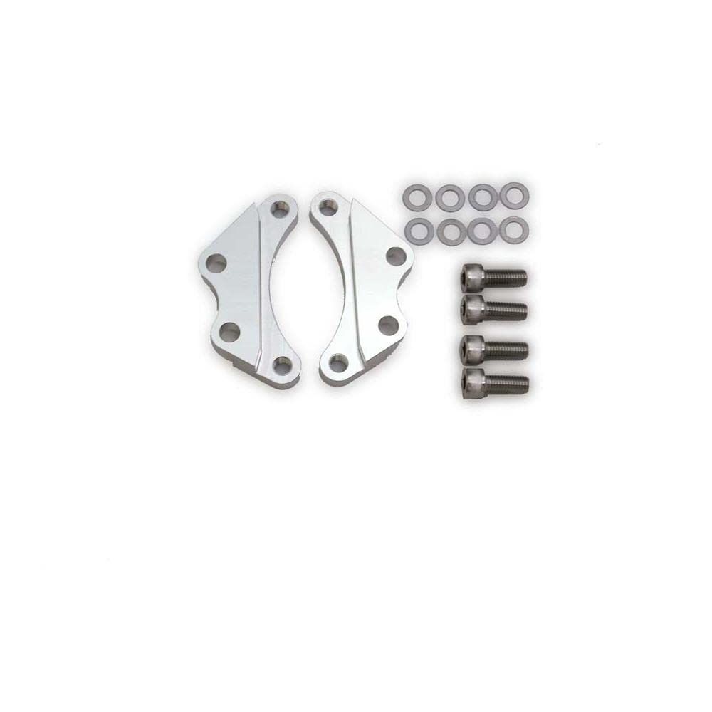 プロト Plot キャリパーサポート ブレンボ40 mmピッチ シルバー ダブルディスク PCS 425