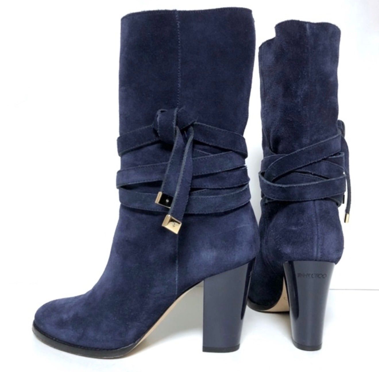 ジミーチュウ　フラット　ロイヤルブルー　スエード　約23cm ジミーチュウ フラット ロイヤルブルー スエード 約23cm JIMMY CHOO