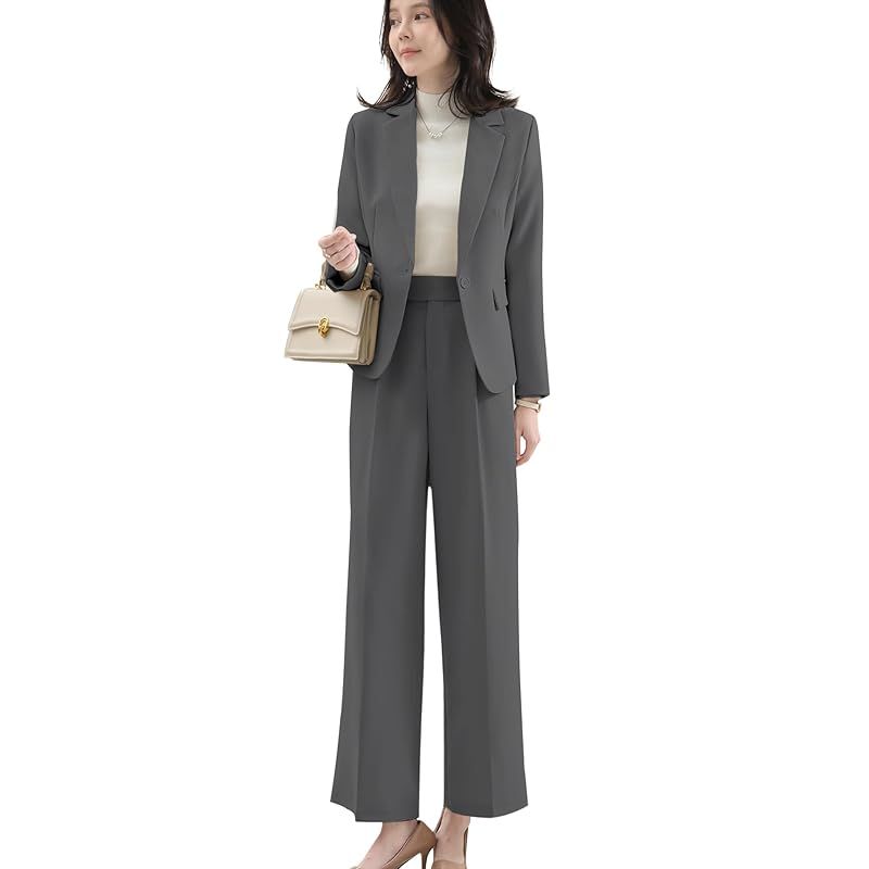 新品】 [Yino] イノ スーツ レディース パンツスーツ セットアップ